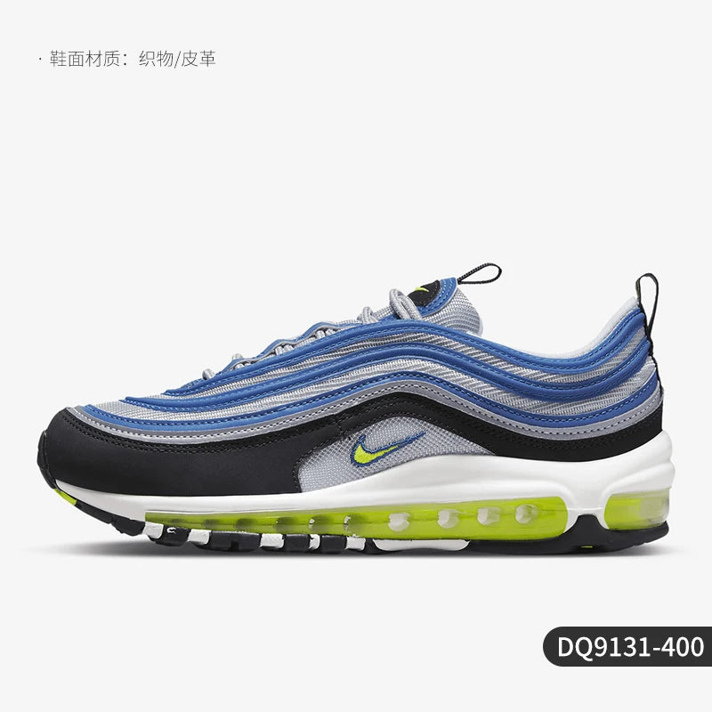 Nike Official Authentic AIR MAX 97 Women's Durable Low-Top Cushioned Running Shoes DQ9131-400