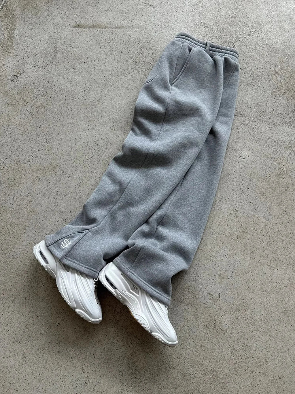 New Y2K Pants Personalized Pant Leg Zipper Embroidery Hip Hop Casual Joggers Men Pants Retro Straight Pants Tracksuit Streetwear