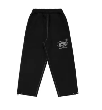 Street wear PROTECT Fashion Letter Embroidery Loose Sweatpants Men's And Women's Y2K Harajuku Hip-Hop Gothic Casual Joker Pants