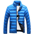 Thickened Sports Cotton Jacket Men's Stand Collar Open Cardigan Casual Outerwear Warmth Trendy Men's Fashion Winter Clothes