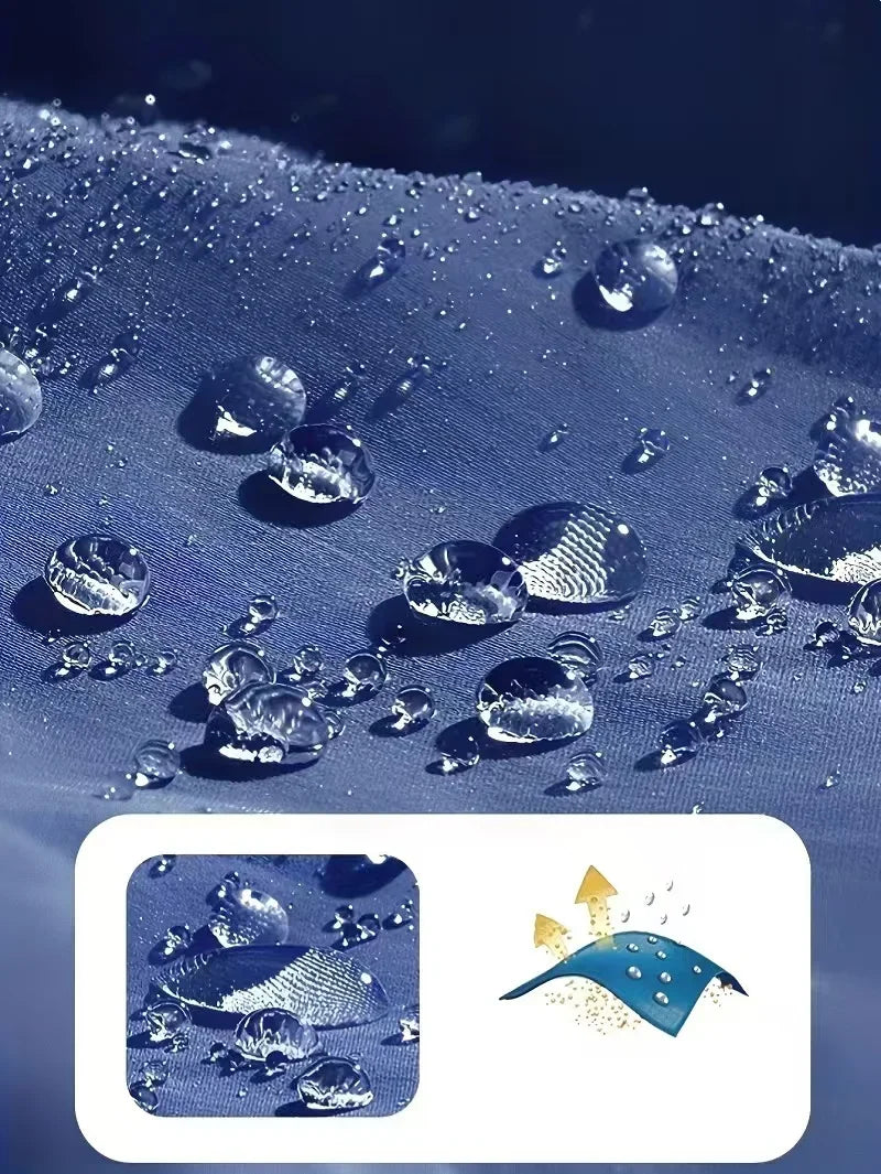 Red Bull Down Jacket Men's Coat Spring And Autumn Style Hooded Detachable Outdoor Windproof And Waterproof Mountaineering Suit