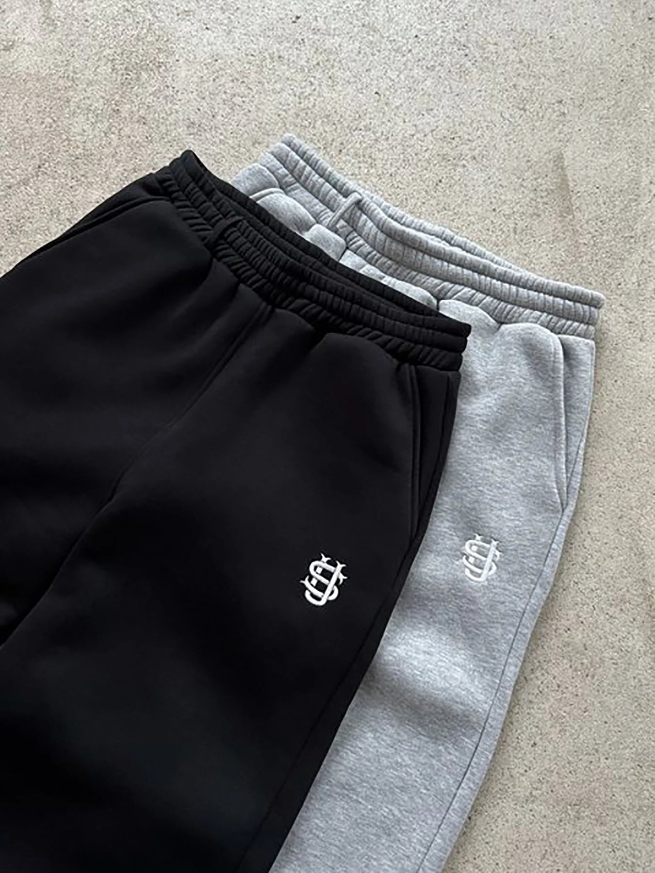 New Y2K Pants Personalized Pant Leg Zipper Embroidery Hip Hop Casual Joggers Men Pants Retro Straight Pants Tracksuit Streetwear